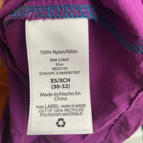 Windbreaker Jacket Size XS Anorak Half Zip Color block - Picture 9 of 12